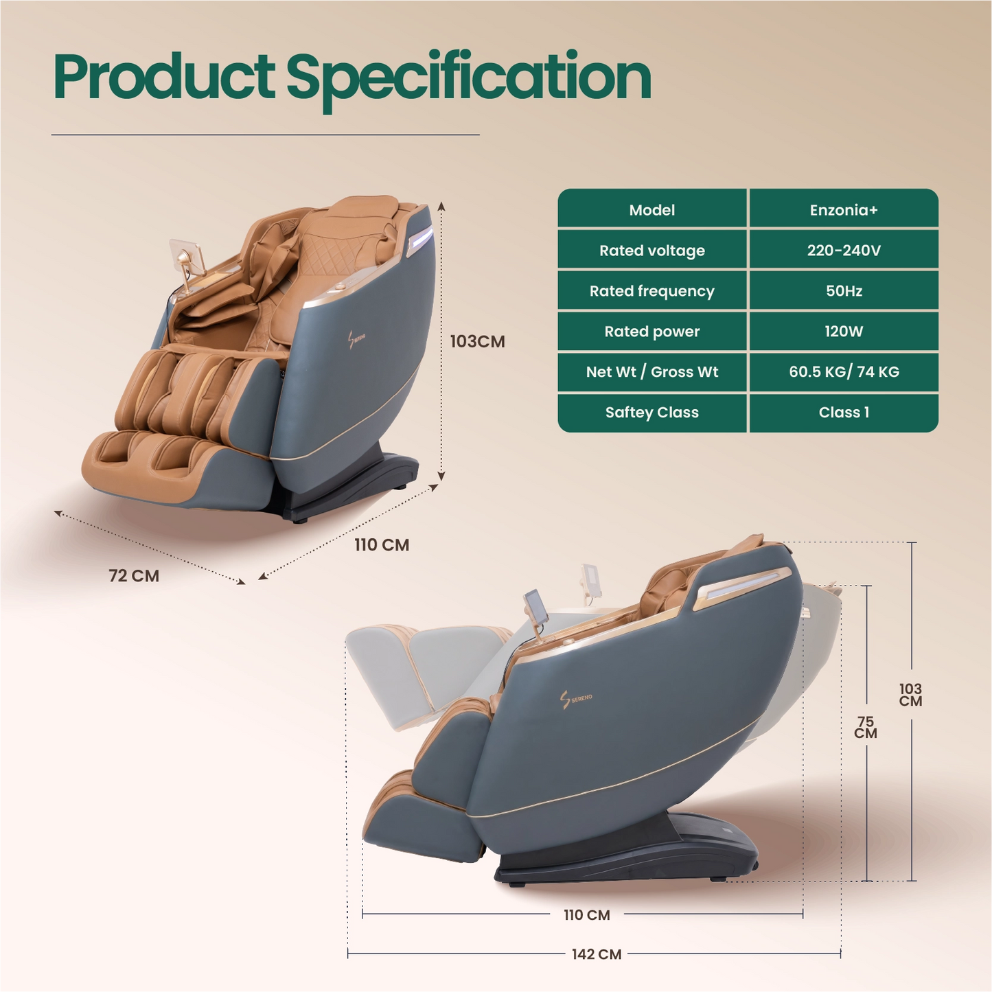 Enzonia+ Massage Chair