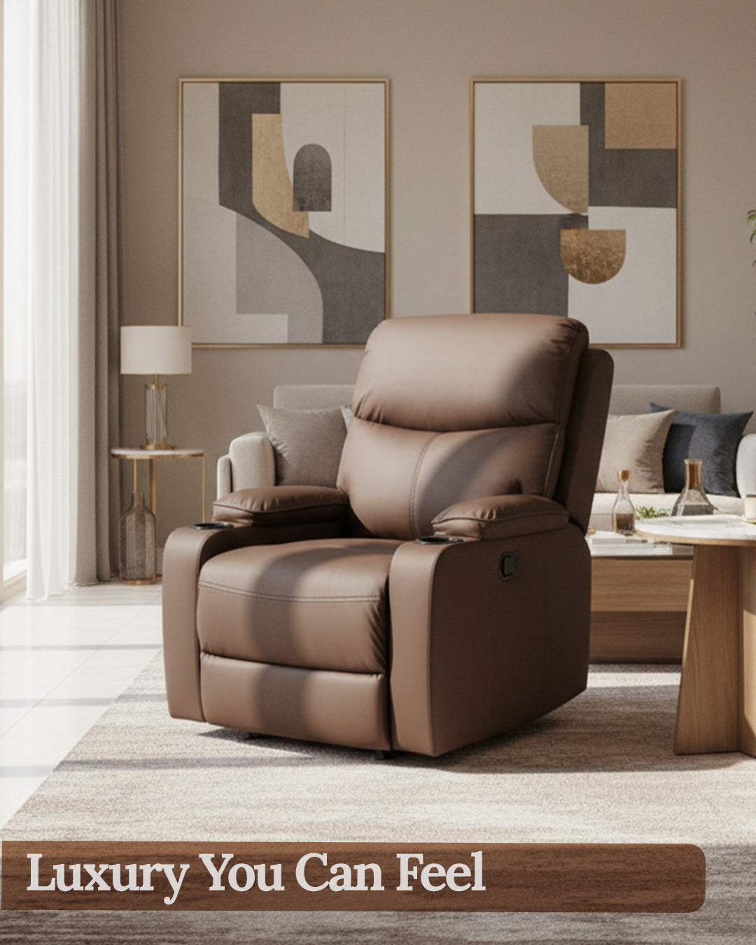 First Class Recliner Sofa
